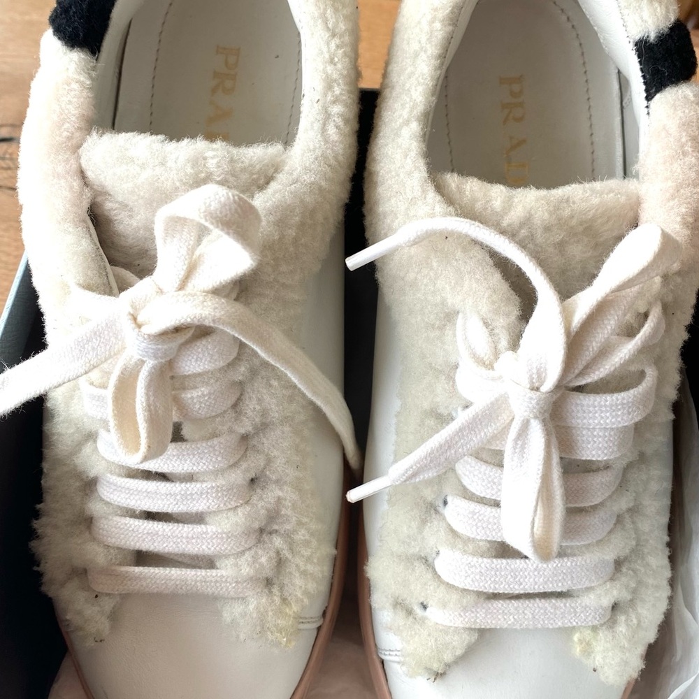 Prada Fur Sneakers